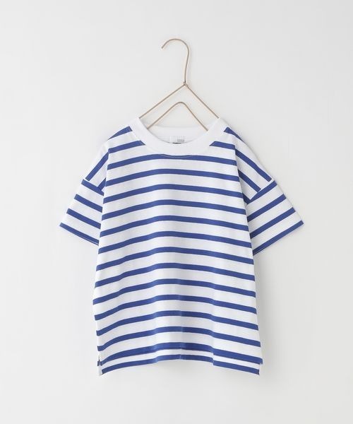 LOWRYS FARM（ローリーズファーム）の「ＵＳＡボーダーＳＳＴシャツ＊　199295（Tシャツ/カットソー・キッズ・ブラック/ブルー/グリーン/ピンク/パープル・130cm/140cm/150cm/110cm/120cm）」の22枚目の写真