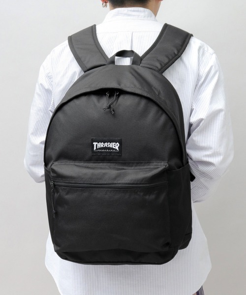 THRASHER（スラッシャー）の「THRASHER × Mark Gonzales 撥水加工 ポリエステル デイパック（バックパック/リュック・メンズ・ブラック系その他/ブラック・FREE）」の21枚目の写真
