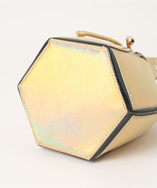 Burner（バーナー）の「【OKUOKU　0909】巾着型  ショルダーバッグ oku-bag-696834510069-28 U（ショルダーバッグ・レディース・シルバー/ゴールド・FREE）」の6枚目の写真