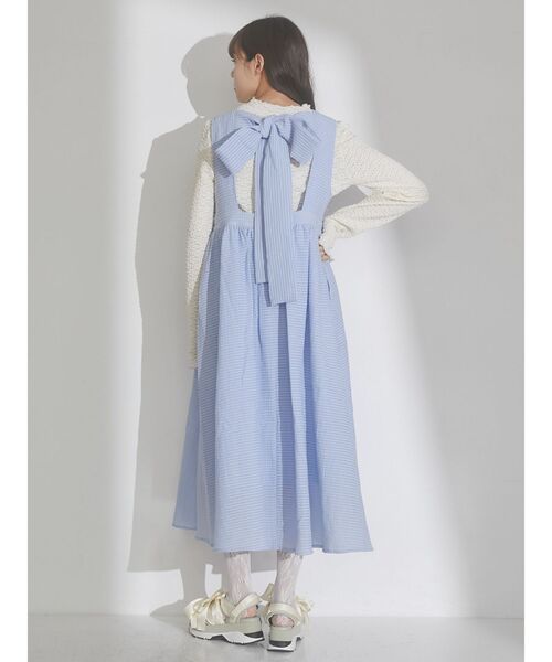 merry jenny(メリージェニー)の「backリボンワンピース(ワンピース・レディース・ブラック/ブルー・FREE)」の13枚目の写真