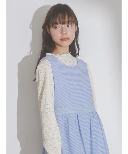 merry jenny(メリージェニー)の「backリボンワンピース(ワンピース・レディース・ブラック/ブルー・FREE)」の21枚目の写真