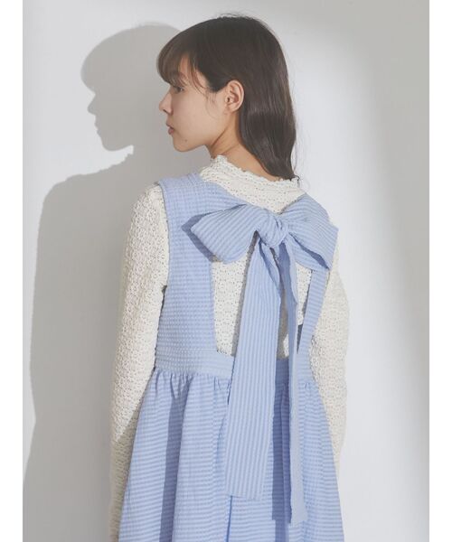 merry jenny(メリージェニー)の「backリボンワンピース(ワンピース・レディース・ブラック/ブルー・FREE)」の11枚目の写真