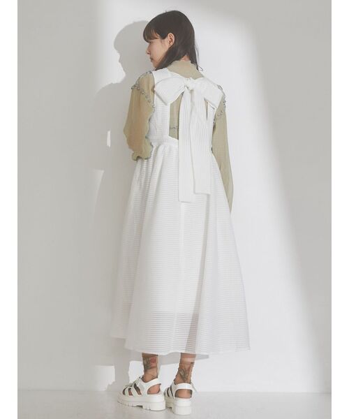 merry jenny(メリージェニー)の「backリボンワンピース(ワンピース・レディース・ブラック/ブルー・FREE)」の14枚目の写真