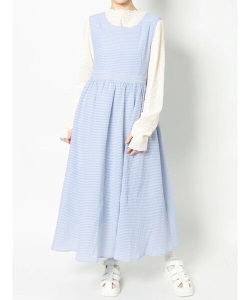 merry jenny(メリージェニー)の「backリボンワンピース(ワンピース・レディース・ブラック/ブルー・FREE)」の6枚目の写真