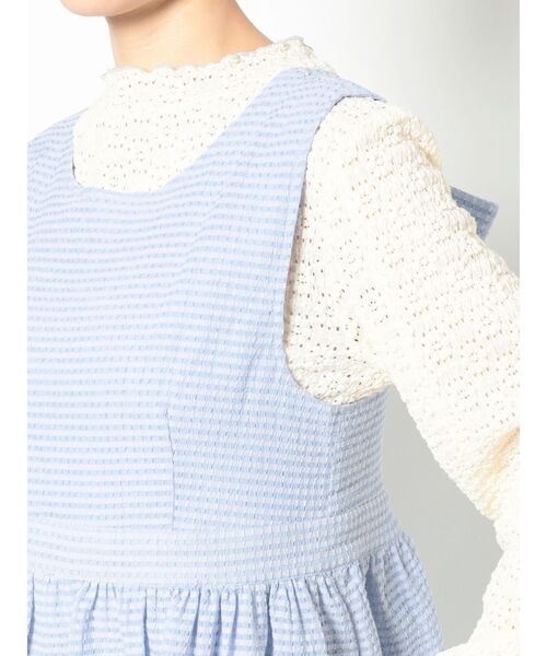 merry jenny(メリージェニー)の「backリボンワンピース(ワンピース・レディース・ブラック/ブルー・FREE)」の8枚目の写真