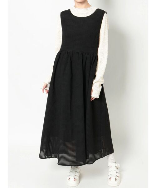 merry jenny(メリージェニー)の「backリボンワンピース(ワンピース・レディース・ブラック/ブルー・FREE)」の9枚目の写真