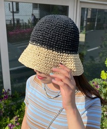 nemne store | 《Delfy》バイカラーペーパーハット(ハット)