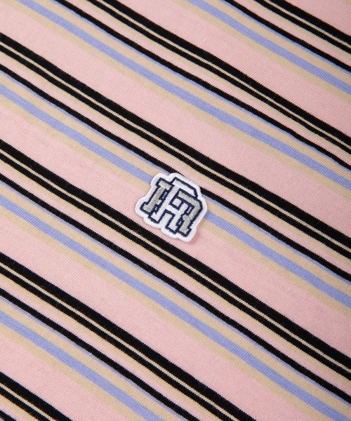 #Re:room（リルーム）の「カラーボーダービッグTシャツ（Tシャツ/カットソー・メンズ・ブルー/ブラック/ピンク・FREE）」の15枚目の写真