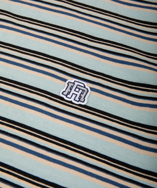 #Re:room（リルーム）の「カラーボーダービッグTシャツ（Tシャツ/カットソー・メンズ・ブルー/ブラック/ピンク・FREE）」の16枚目の写真