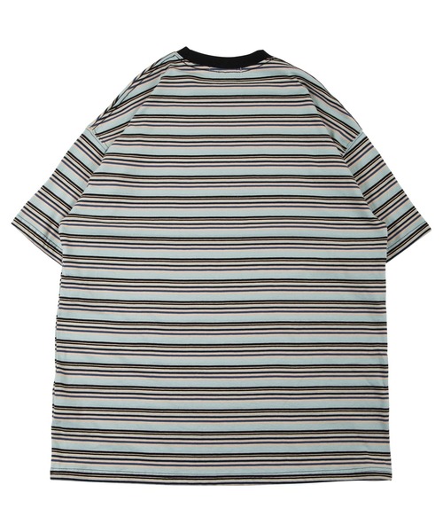 #Re:room（リルーム）の「カラーボーダービッグTシャツ（Tシャツ/カットソー・メンズ・ブルー/ブラック/ピンク・FREE）」の21枚目の写真