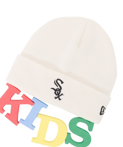 NEW ERA（ニューエラ）の「ニューエラ キッズ ニット帽 MLB（ニットキャップ/ビーニー・キッズ・ブルー/ブラック/ブラウン/ネイビー/グリーン/ブラック系その他/ホワイト・FREE）」の2枚目の写真