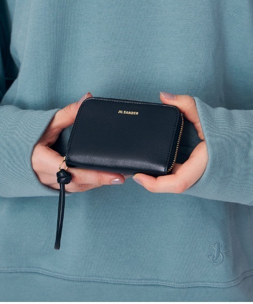JIL SANDER（ジルサンダー）の「JIL SANDER　ZIP AROUND WLLET SM GIRO（財布・レディース・ブラック/ベージュ・FREE）」の6枚目の写真