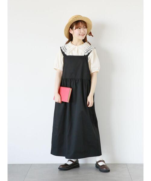 ehka sopo（エヘカソポ）の「レース襟ブラウス（シャツ/ブラウス・レディース・キナリ/ブラック/グレー/オフホワイト・F）」の6枚目の写真