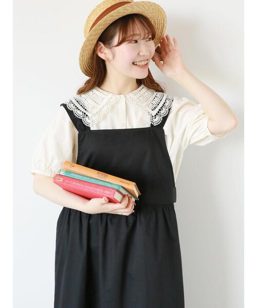 ehka sopo（エヘカソポ）の「レース襟ブラウス（シャツ/ブラウス・レディース・キナリ/ブラック/グレー/オフホワイト・F）」の11枚目の写真