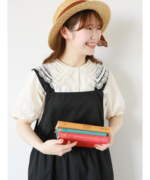ehka sopo（エヘカソポ）の「レース襟ブラウス（シャツ/ブラウス・レディース・キナリ/ブラック/グレー/オフホワイト・F）」の12枚目の写真