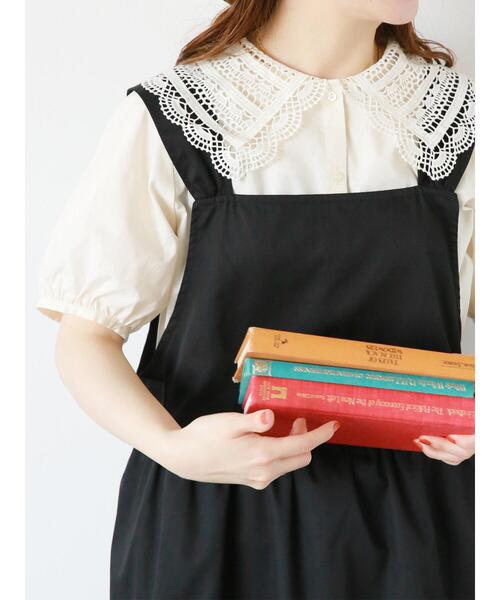 ehka sopo（エヘカソポ）の「レース襟ブラウス（シャツ/ブラウス・レディース・キナリ/ブラック/グレー/オフホワイト・F）」の15枚目の写真