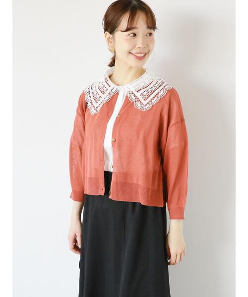 ehka sopo（エヘカソポ）の「レース襟ブラウス（シャツ/ブラウス・レディース・キナリ/ブラック/グレー/オフホワイト・F）」の20枚目の写真