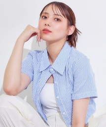 アソート/クロップド半袖シャツ