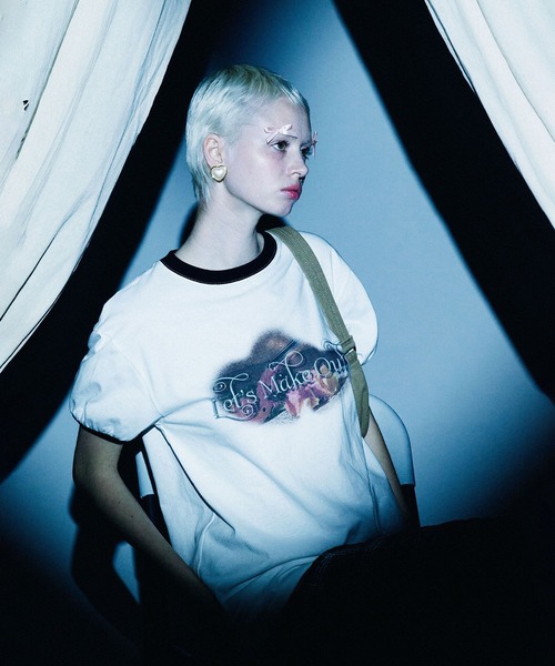 SCULPTOR（スカルプター）の「Love Energy Ringer Tee/ラブエナジー