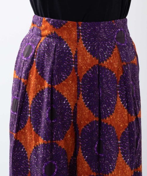 NAVY(ネイビー)の「UVカット クールタッチ インドファブリック レーヨンワイドパンツ(その他パンツ・レディース・グリーン/ネイビー/ブルー/ブラック/カーキ・M/L)」の14枚目の写真