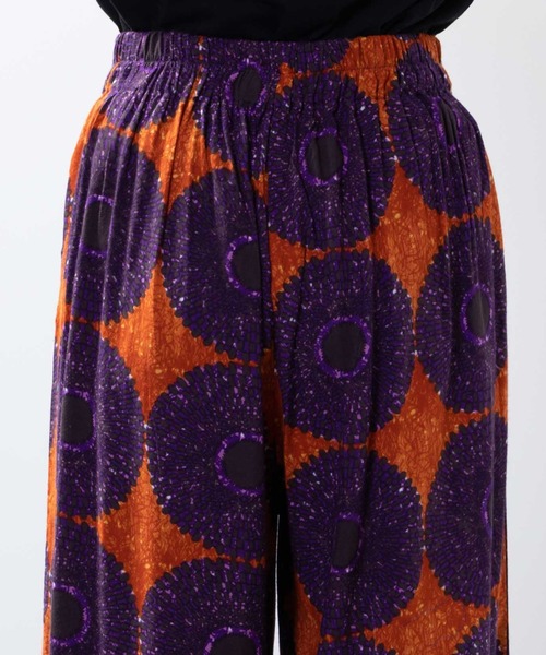 NAVY(ネイビー)の「UVカット クールタッチ インドファブリック レーヨンワイドパンツ(その他パンツ・レディース・グリーン/ネイビー/ブルー/ブラック/カーキ・M/L)」の16枚目の写真