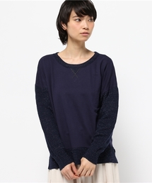 【CIAOPANIC TYPY】スエットラメドッキングプルオーバー
