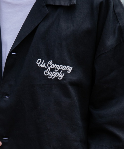 WEGO（ウィゴー）の「WEGO/チェーン刺繍ビッグシャツ（シャツ/ブラウス・メンズ・ホワイト/ブラック・MEDIUM/LARGE）」の7枚目の写真