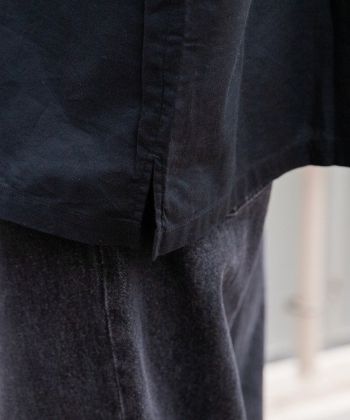 WEGO（ウィゴー）の「WEGO/チェーン刺繍ビッグシャツ（シャツ/ブラウス・メンズ・ホワイト/ブラック・MEDIUM/LARGE）」の9枚目の写真