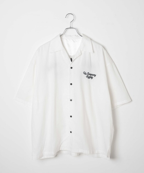 WEGO（ウィゴー）の「WEGO/チェーン刺繍ビッグシャツ（シャツ/ブラウス・メンズ・ホワイト/ブラック・MEDIUM/LARGE）」の15枚目の写真