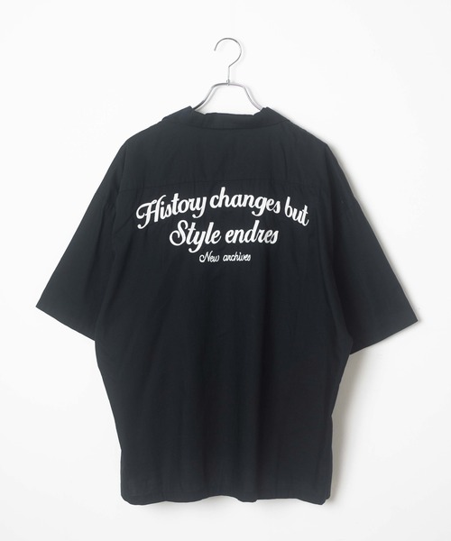 WEGO（ウィゴー）の「WEGO/チェーン刺繍ビッグシャツ（シャツ/ブラウス・メンズ・ホワイト/ブラック・MEDIUM/LARGE）」の18枚目の写真