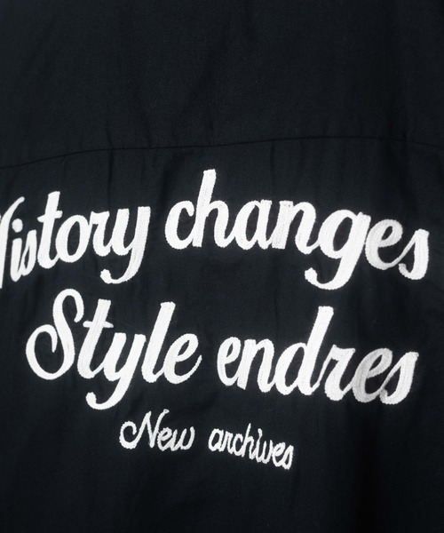 WEGO（ウィゴー）の「WEGO/チェーン刺繍ビッグシャツ（シャツ/ブラウス・メンズ・ホワイト/ブラック・MEDIUM/LARGE）」の22枚目の写真