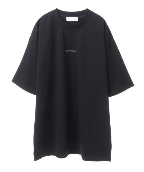 MASTER FRAME（マスターフレーム ）の「【MASTER FRAME】MF刺繍スムースクルーネックTシャツ（Tシャツ/カットソー・メンズ・ラベンダー/ブラック/サックスブルー/ホワイト・3/4）」の8枚目の写真