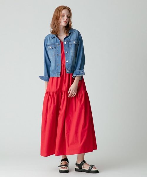 allureville（アルアバイル）の「ティアードVネックワンピース 