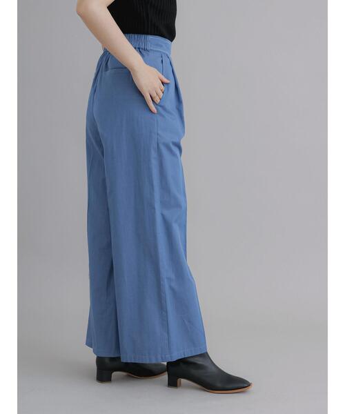 Te chichi（テチチ）の「デニム調ワイドパンツ（デニムパンツ・レディース・ブルー/ネイビー・F）」の18枚目の写真