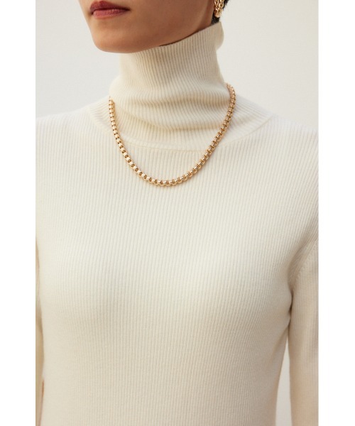 crie conforto(クリーコンフォルト)の「ファインゲージニットタートル(ニット/セーター・レディース・オフホワイト/チャコールグレー/ライトグレー/ブラック・MEDIUM/LARGE)」の20枚目の写真