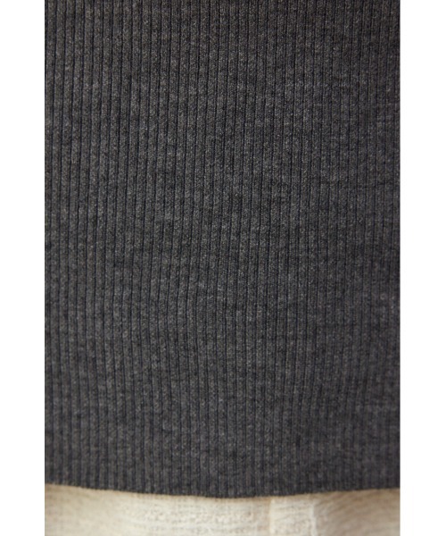 crie conforto(クリーコンフォルト)の「ファインゲージニットタートル(ニット/セーター・レディース・オフホワイト/チャコールグレー/ライトグレー/ブラック・MEDIUM/LARGE)」の13枚目の写真