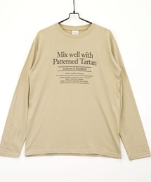 フロントロゴプリント ロングスリーブTシャツ