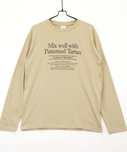 GGD SELECT(ジージーディー セレクト)の「フロントロゴプリント ロングスリーブTシャツ(Tシャツ/カットソー・メンズ・ホワイト/グリーン/ブルー/ブラック/ピンク/インディゴブルー/ネイビー/ベージュ/ライトブラック/バーガンディー/スミクロ/ホワイト系その他2/ホワイト系その他3/ホワイト系その他4/ロイヤルブルー/ブラック系その他2/ブラック系その他3/ブラック系その他4/ブルー系その他2/ピンク系その他2/ホワイト系その他5/グリーン系その他2/カーキ/イエロー・M/L/LL)」の12枚目の写真