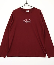 フロントロゴプリント ロングスリーブTシャツ
