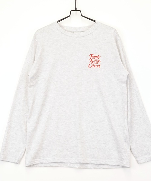 GGD SELECT(ジージーディー セレクト)の「フロントロゴプリント ロングスリーブTシャツ(Tシャツ/カットソー・メンズ・ホワイト/グリーン/ブルー/ブラック/ピンク/インディゴブルー/ネイビー/ベージュ/ライトブラック/バーガンディー/スミクロ/ホワイト系その他2/ホワイト系その他3/ホワイト系その他4/ロイヤルブルー/ブラック系その他2/ブラック系その他3/ブラック系その他4/ブルー系その他2/ピンク系その他2/ホワイト系その他5/グリーン系その他2/カーキ/イエロー・M/L/LL)」の3枚目の写真