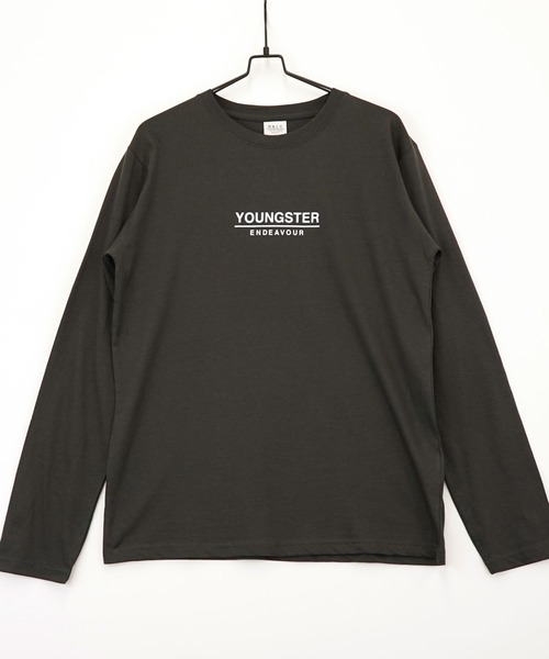 GGD SELECT(ジージーディー セレクト)の「フロントロゴプリント ロングスリーブTシャツ(Tシャツ/カットソー・メンズ・ホワイト/グリーン/ブルー/ブラック/ピンク/インディゴブルー/ネイビー/ベージュ/ライトブラック/バーガンディー/スミクロ/ホワイト系その他2/ホワイト系その他3/ホワイト系その他4/ロイヤルブルー/ブラック系その他2/ブラック系その他3/ブラック系その他4/ブルー系その他2/ピンク系その他2/ホワイト系その他5/グリーン系その他2/カーキ/イエロー・M/L/LL)」の1枚目の写真