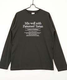 フロントロゴプリント ロングスリーブTシャツ