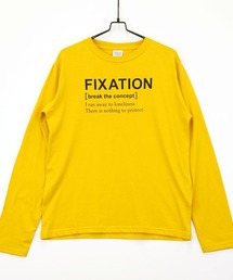 フロントロゴプリント ロングスリーブTシャツ