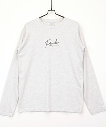 フロントロゴプリント ロングスリーブTシャツ