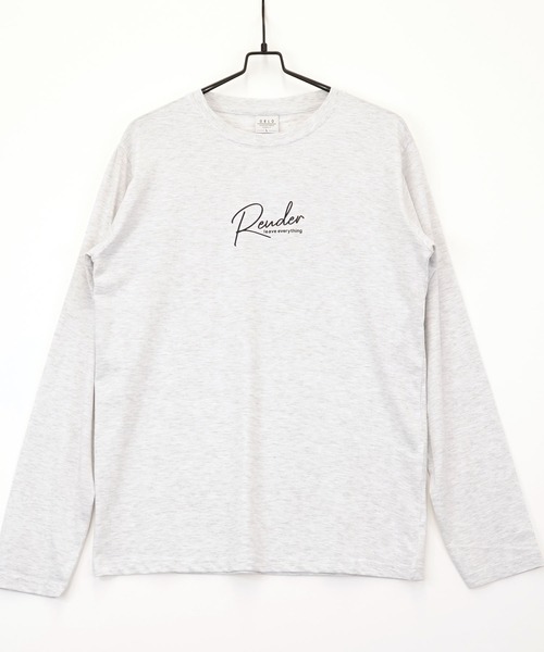GGD SELECT(ジージーディー セレクト)の「フロントロゴプリント ロングスリーブTシャツ(Tシャツ/カットソー・メンズ・ホワイト/グリーン/ブルー/ブラック/ピンク/インディゴブルー/ネイビー/ベージュ/ライトブラック/バーガンディー/スミクロ/ホワイト系その他2/ホワイト系その他3/ホワイト系その他4/ロイヤルブルー/ブラック系その他2/ブラック系その他3/ブラック系その他4/ブルー系その他2/ピンク系その他2/ホワイト系その他5/グリーン系その他2/カーキ/イエロー・M/L/LL)」の5枚目の写真