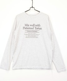フロントロゴプリント ロングスリーブTシャツ