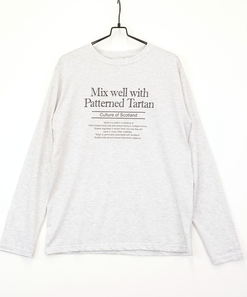 GGD SELECT(ジージーディー セレクト)の「フロントロゴプリント ロングスリーブTシャツ(Tシャツ/カットソー・メンズ・ホワイト/グリーン/ブルー/ブラック/ピンク/インディゴブルー/ネイビー/ベージュ/ライトブラック/バーガンディー/スミクロ/ホワイト系その他2/ホワイト系その他3/ホワイト系その他4/ロイヤルブルー/ブラック系その他2/ブラック系その他3/ブラック系その他4/ブルー系その他2/ピンク系その他2/ホワイト系その他5/グリーン系その他2/カーキ/イエロー・M/L/LL)」の6枚目の写真