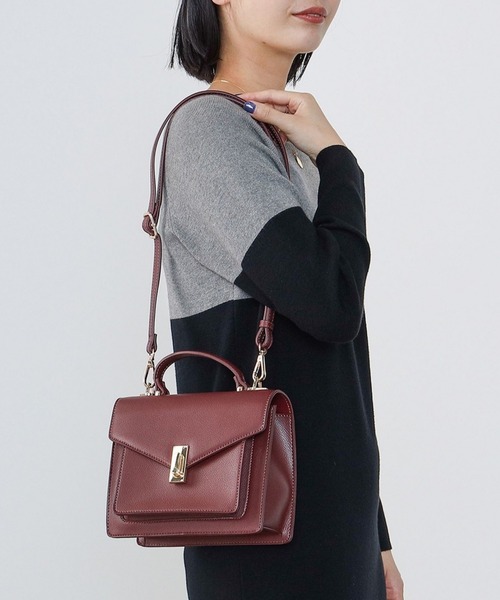 BEAMS HEART（ビームスハート）の「BEAMS HEART / ワンハンドル ショルダーバッグ（ショルダーバッグ・レディース・マスタード/オリーブ/レッド/シルバー/ネイビー/ワイン/グリーン・FREE）」の5枚目の写真