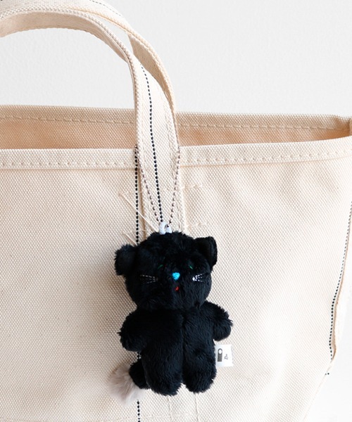 そぼろのぬいぐるみバッグチャーム 黒猫（キーホルダー）｜DO Original