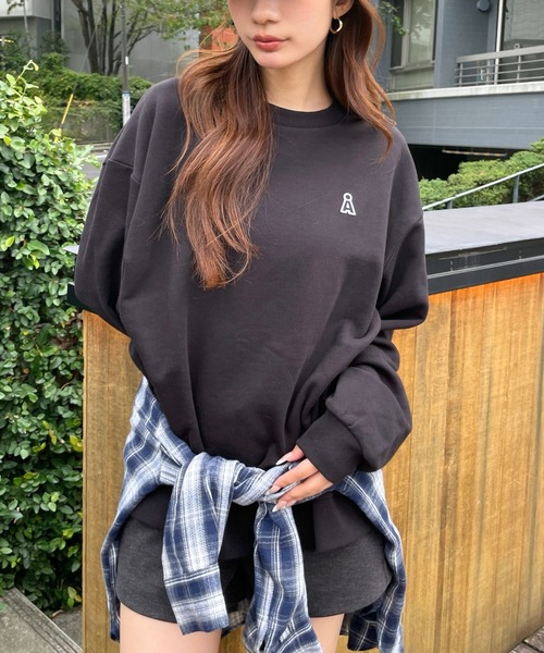 ALAND（エーランド）の「【UNISEX】ALAND／ワッペンスウェット（ウラケ）2973770（スウェット・レディース・ネイビー/ブラック/ライトグレー・MEDIUM/LARGE）」の10枚目の写真